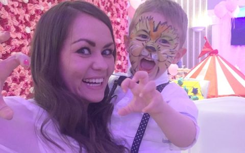 Tiger Hochzeit Kinderschminken Frankfurt Rodgau