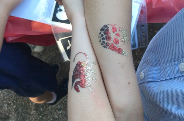 Glitzertattoos