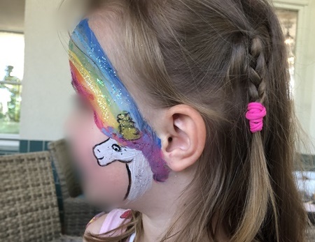 Kinderschminke Einhorn