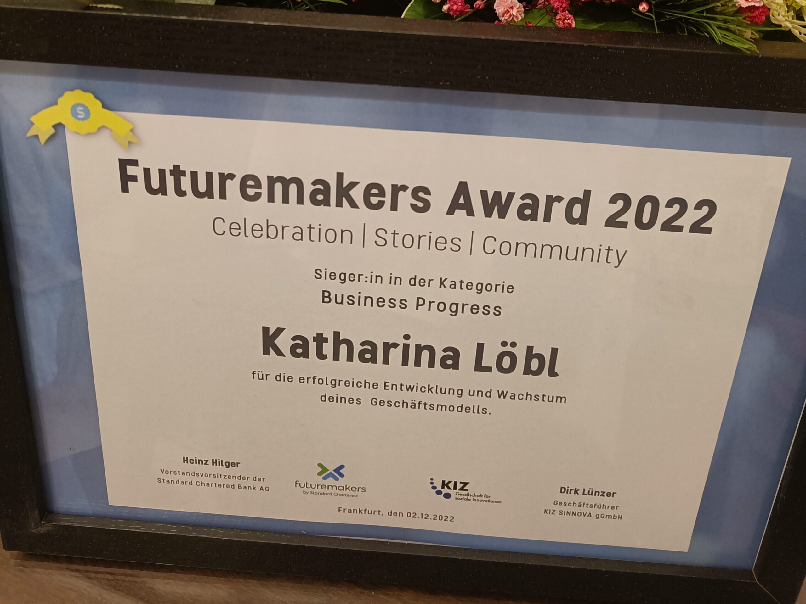 Gewinnerin Futuremakers Award 2022